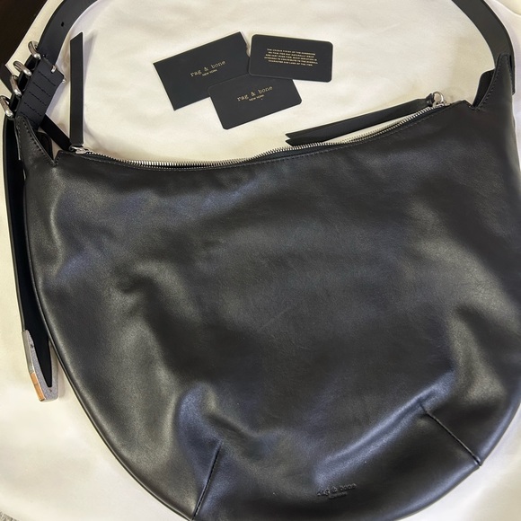 rag & bone Handbags - Rag and Bone Mercer medium hobo bag leather NWOT